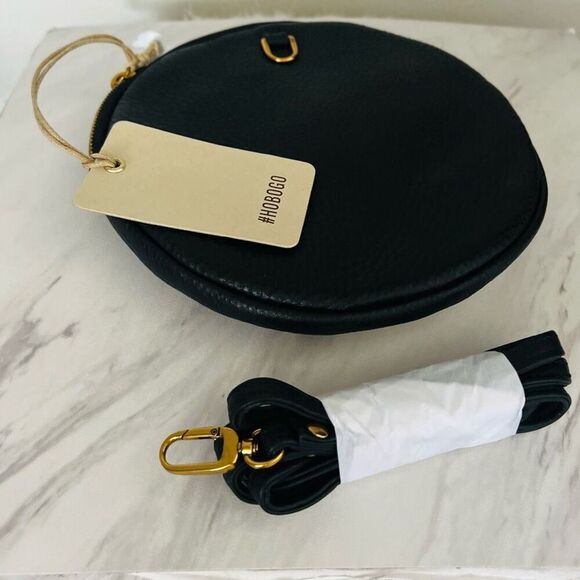 HOBO Array Crossbody Leather Bag, Concert, Stadium, Festival Approved, Black NWT - Picture 9 of 16